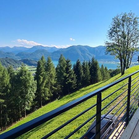 Bergvilla mit Seeblick - Mondsee Innerschwand Eksteriør billede